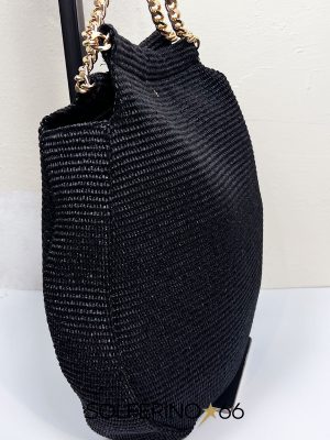 L'AURA MIAMI RAFFIA NERA - immagine 4