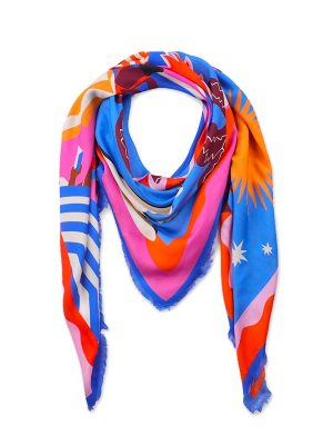 WILD FOULARD GRANDE CHACHACHA PINK - immagine 4