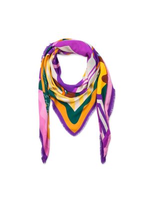 WILD FOULARD GRANDE CHACHACHA YELLOW - immagine 5