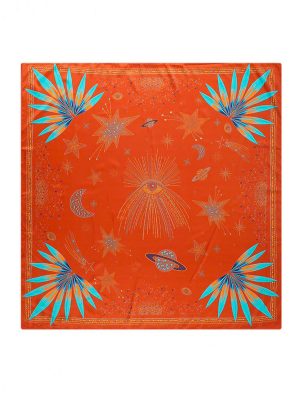 WILD FOULARD GRANDE COMETE RUST - immagine 5