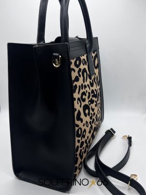 BORSA ANIMALIER NERA - immagine 2