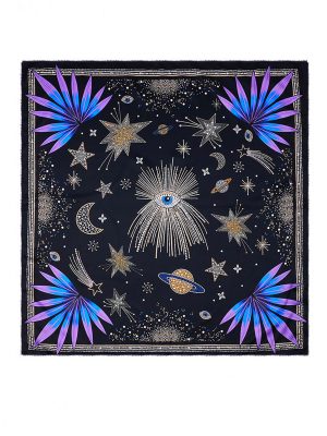 WILD FOULARD GRANDE COMETE BLACK - immagine 3