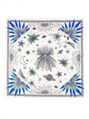 WILD FOULARD GRANDE COMETE WHITE - immagine 6