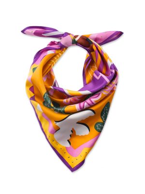 WILD MINI FOULARD CHACHACHA YELLOW - immagine 2