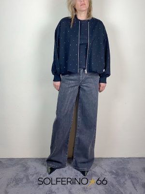 8PM BEL-AIR CARDIGAN NERO