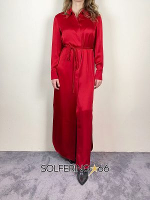ATTIC AND BARN BERGEN DRESS RED