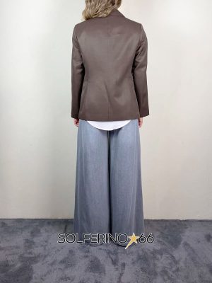 SOUVENIR PRIVèE BLAZER SATIN CIOCCOLATO - immagine 5
