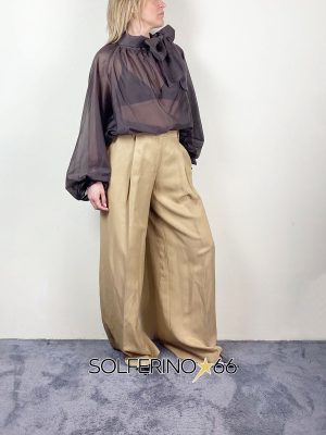 HAVEONE BLUSA FIOCCO RAGLAN CIOCCOLATO - immagine 4