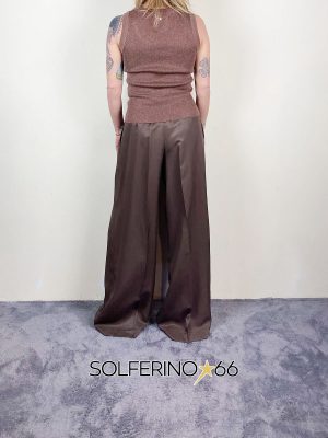SOUVENIR PRIVèE CANOTTA LUREX CIOCCOLATO - immagine 2