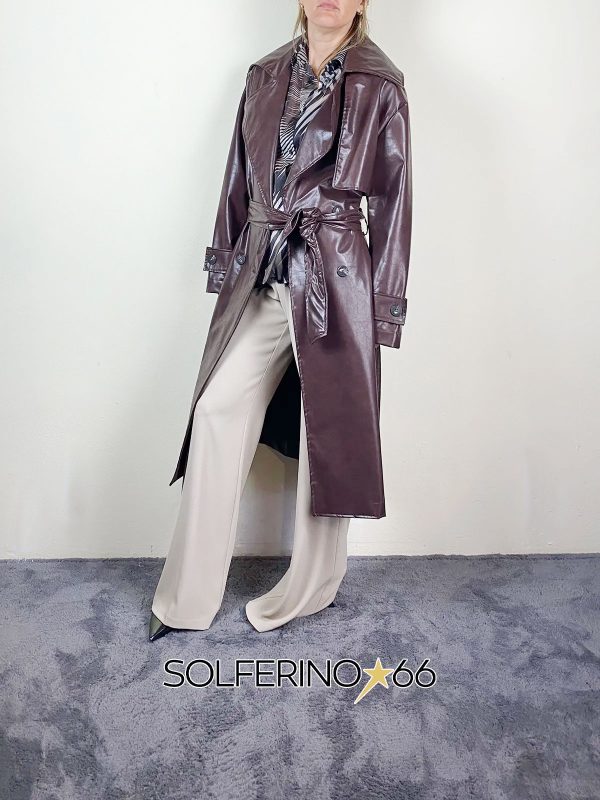 HAVEONE TRENCH ECOPELLE MORO