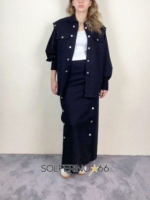 WEILI ZHENG LONGUETTE CON PANNELLO BLACK
