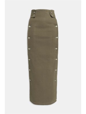 WEILI ZHENG LONGUETTE CON PANNELLO MILITARY - immagine 4