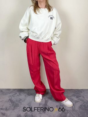 ATTIC AND BARN HARSTAD PANTALONE ROSSO - immagine 2