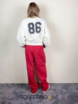 ATTIC AND BARN HARSTAD PANTALONE ROSSO - immagine 3