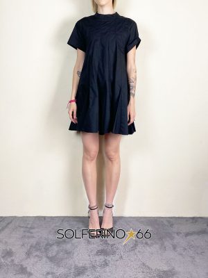 WEILI ZHENG MINIABITO T-SHIRT BLACK