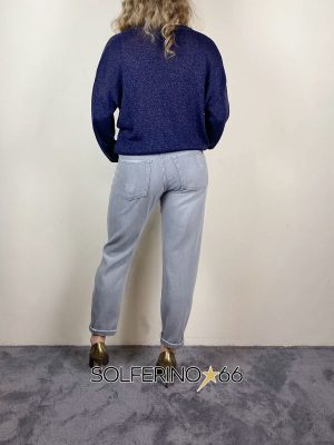SOUVENIR PRIVèE JEANS DENIM GRIGIO - immagine 2