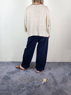 SOUVENIR PRIVèE MAGLIA SCOLLO V CERA - immagine 2