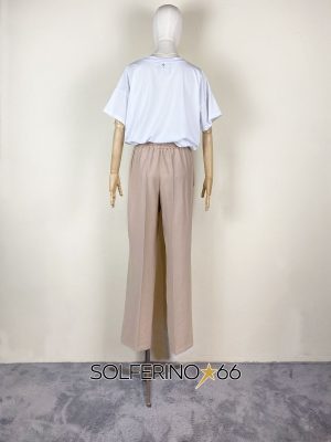 HAVEONE PANTALONE COULISSE BEIGE - immagine 4