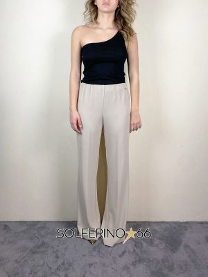 SOUVENIR PRIVèE PANTALONE FLUIDO ARGILLA - immagine 3