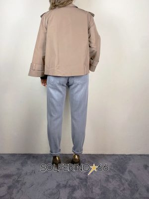 SOUVENIR PRIVèE TRENCH CORTO SABBIA - immagine 2