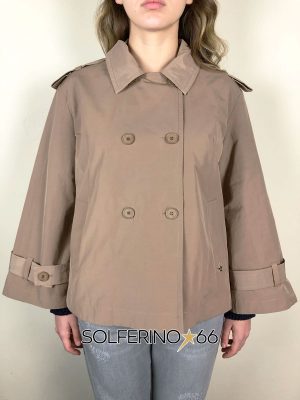 SOUVENIR PRIVèE TRENCH CORTO SABBIA - immagine 4