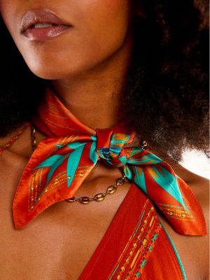 WILD MINI FOULARD COMETE RUST