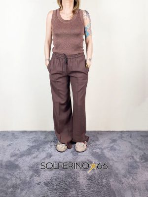 HAVEONE PANTALONE COULISSE FONDENTE