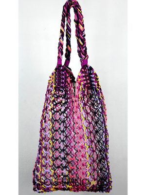 BORSA CROCHET MULTICOLOR - immagine 2