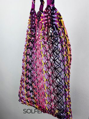 BORSA CROCHET MULTICOLOR - immagine 3
