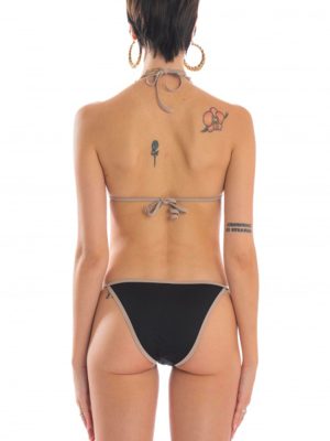 POISSON D'AMOUR BIKINI TRIANGOLO PALMA NERO - immagine 3