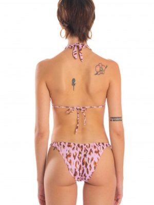 POISSON D'AMOUR BIKINI TRIANGOLO ANIMALIER ROSA - immagine 3