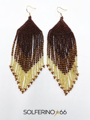 ORECCHINO BIG TRIBALE BRONZO/ORO