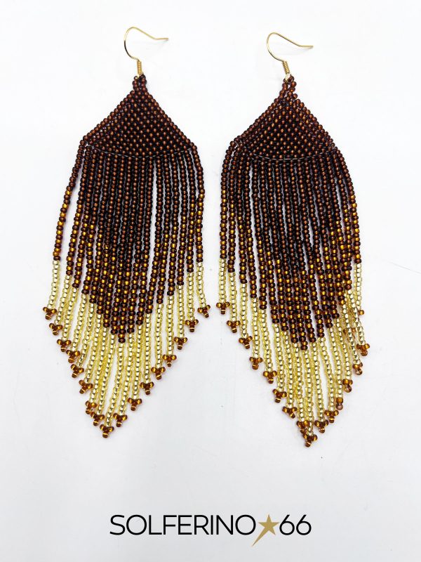 ORECCHINO BIG TRIBALE BRONZO/ORO