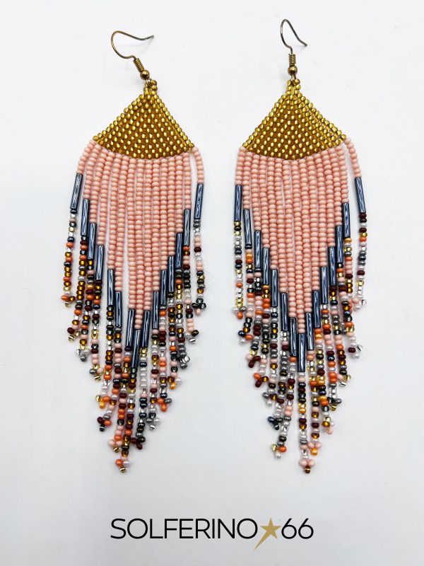 ORECCHINO BIG TRIBALE MULTICOLOR