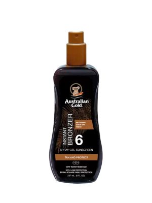 Australian Gold SPF 6 SPRAY GEL WITH BRONZER