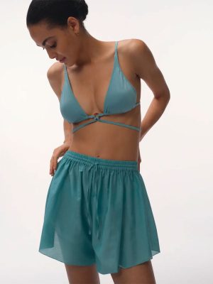 LOVE Stories SHORTS BLU CHIARO