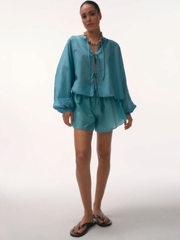 LOVE Stories BREEZE BLUSA BLU CHIARO