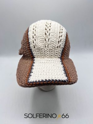 CAPPELLO CROCHET BIANCO BEIGE