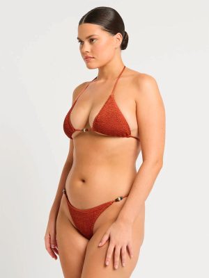 BOND-EYE BEADED INGRID TRIANGLE BRONZE - immagine 3