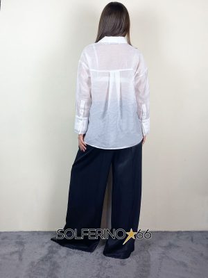 ATTIC AND BARN STOCCOLMA SHIRT BIANCO OTTICO - immagine 3