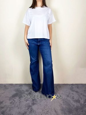 SOUVENIR PRIVèE T-SHIRT GIROCOLLO BIANCO
