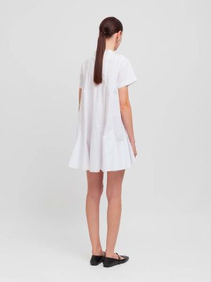 WEILI ZHENG ABITO MINIABITO T-SHIRT WHITE - immagine 3