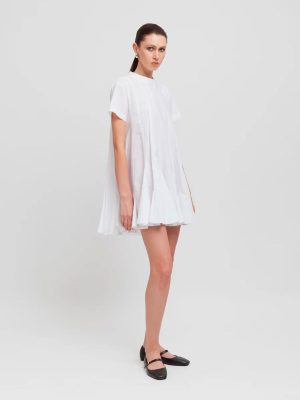 WEILI ZHENG ABITO MINIABITO T-SHIRT WHITE - immagine 2