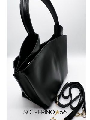 BORSA VENEZIA LISCIA NERA - immagine 2