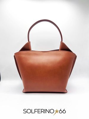 BORSA VENEZIA LISCIA COGNAC