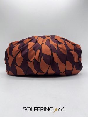 POCHETTE FANTASIA MARRONE