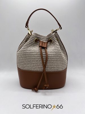 BUCKET BAG PAGLIA ECRÙ
