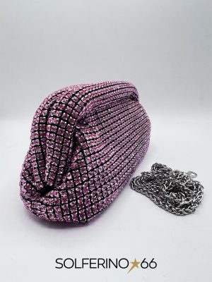 BORSA CLUTCH SWAROVSKI ROSA - immagine 2