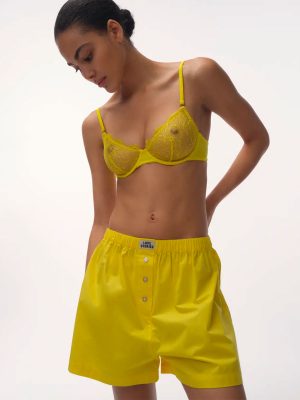 LOVE Stories JAMES SHORTS YELLOW - immagine 2