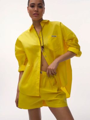 LOVE Stories HAILEY CAMICIA YELLOW